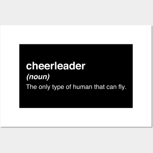 Definition | Cute And Funny Cheerleading Cheerleader Posters and Art